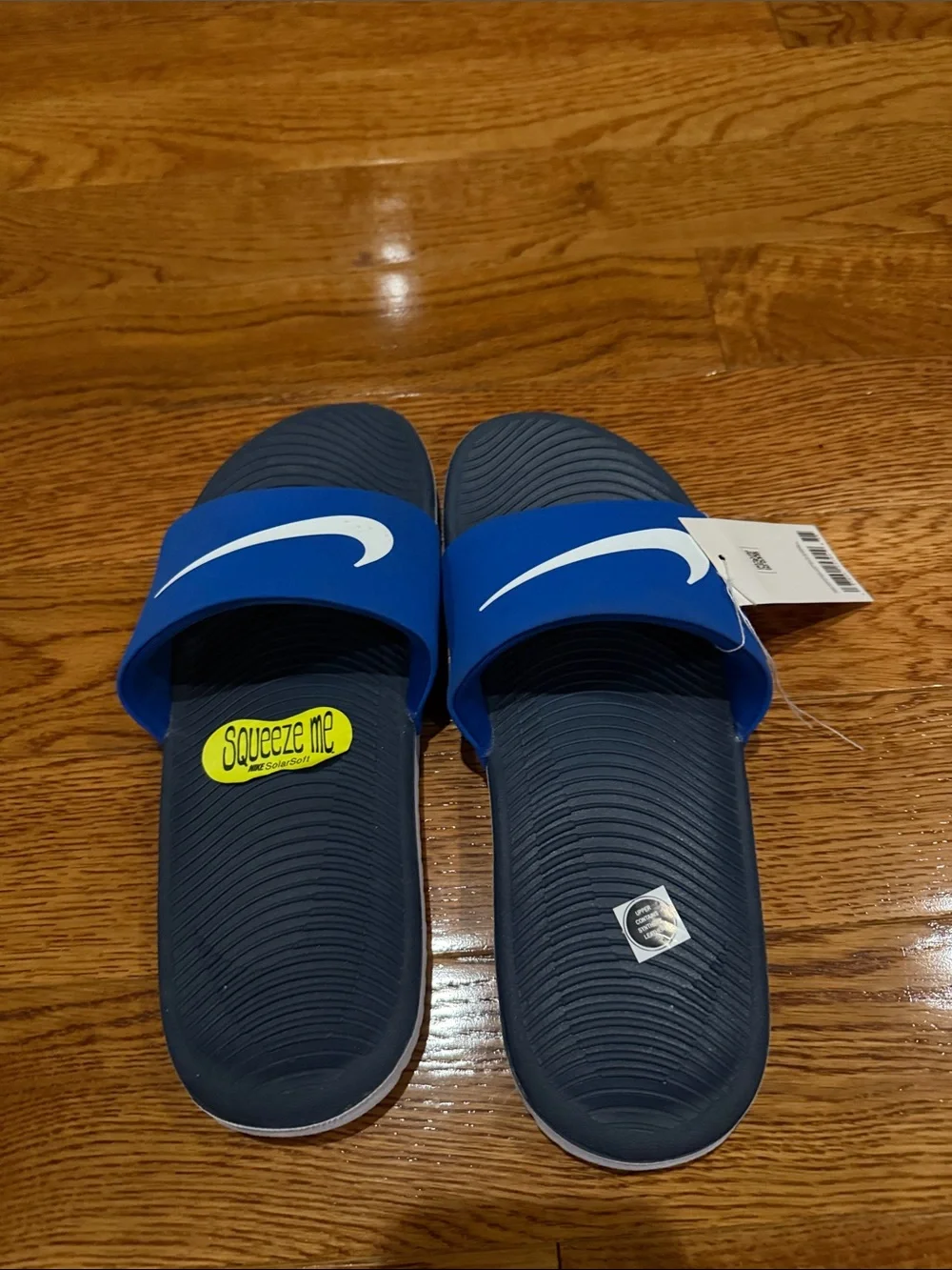 Nike Blue Slide Sandals